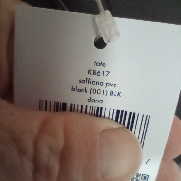 Kate Spade "dana" BLK; Never out of bag until I checked zippers! Gorgeous; NWT - Picture 10 of 11